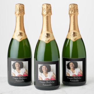 Photograph Frame, Custom Photo – Personalized Sparkling Wine Label