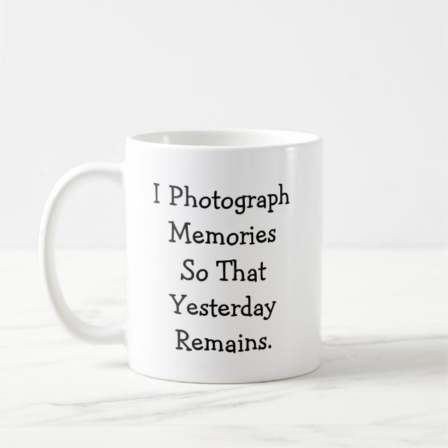 Photograph Memories Mug (Left)