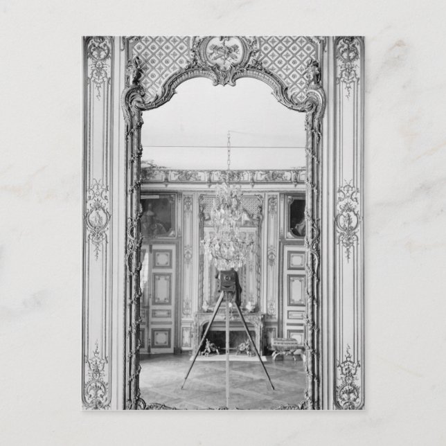 Photograph of a mirror at  Chateau de Versailles Postcard (Front)