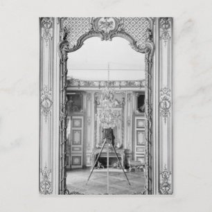 Photograph of a mirror at  Chateau de Versailles Postcard