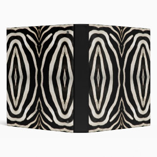 Photograph of a real Zebra's Fur Binder