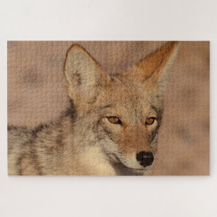 Photograph of coyote in Nevada Jigsaw Puzzle