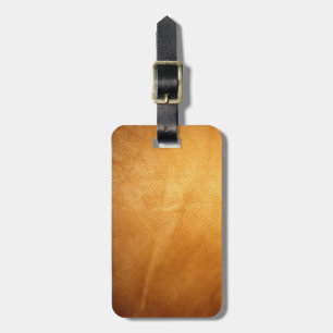 Photograph of Genuine Leather Personalized Luggage Tag