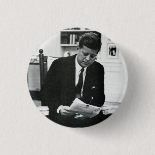 Photograph of John F. Kennedy 2 1 Inch Round Button