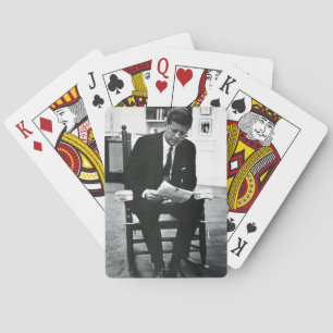 Photograph of John F. Kennedy 2 Playing Cards