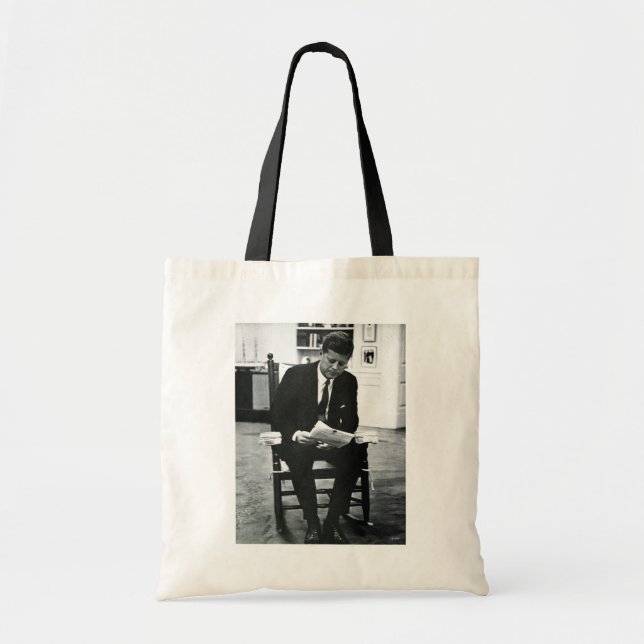 Photograph of John F. Kennedy 2 Tote Bag (Front)
