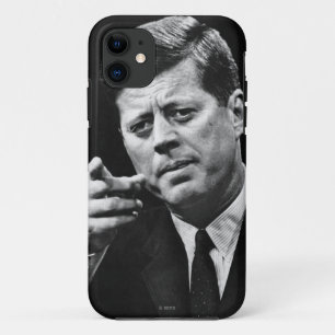 Photograph of John F. Kennedy 3 iPhone 11 Case
