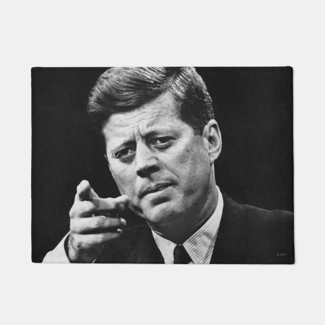 Photograph of John F. Kennedy 3 Doormat (Front)
