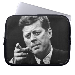 Photograph of John F. Kennedy 3 Laptop Sleeve