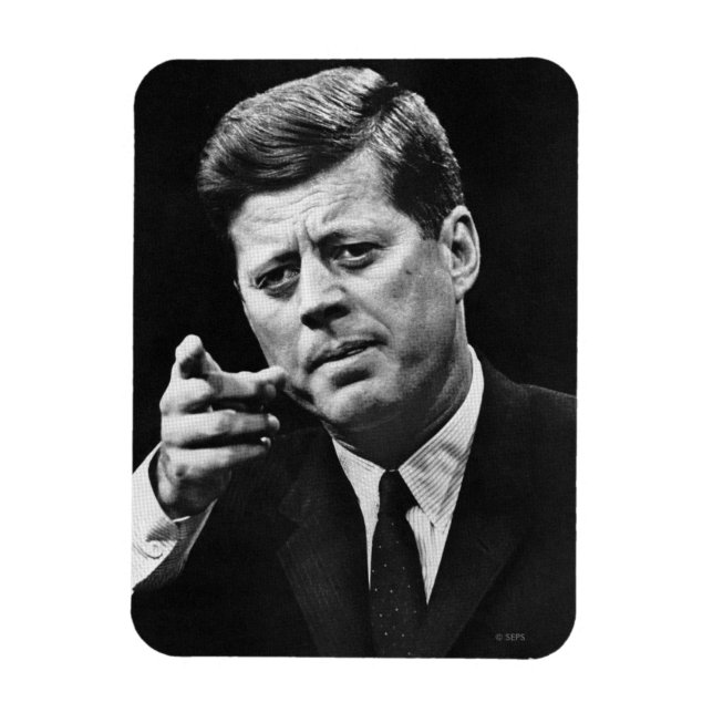 Photograph of John F. Kennedy 3 Magnet (Vertical)