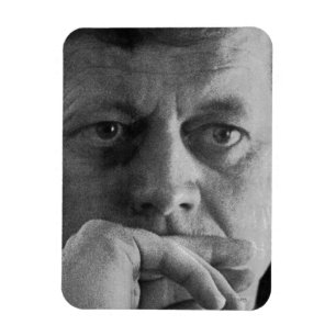 Photograph of John F. Kennedy Magnet