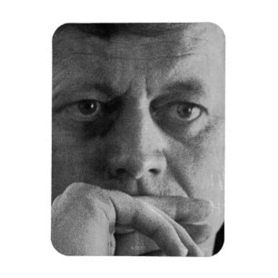 Photograph of John F. Kennedy Magnet