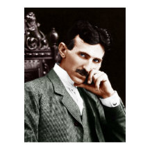 Photograph of Nikola Tesla at Age 40