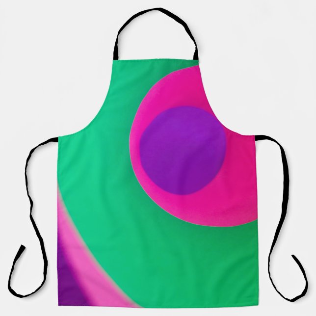 Photograph of optical illusion apron (Front)