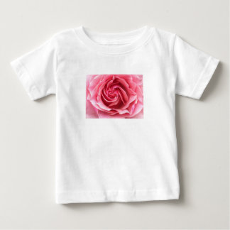 Photograph of pink rose on child's t-shirt. baby T-Shirt
