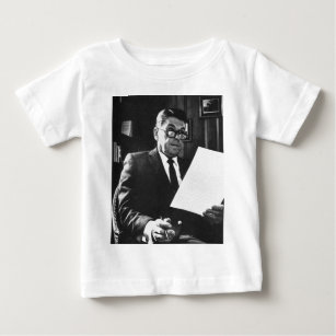 Photograph of Ronald Reagan Baby T-Shirt