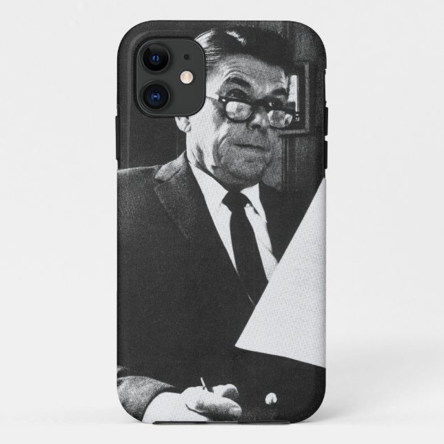 Photograph of Ronald Reagan Case-Mate iPhone Case (Back)