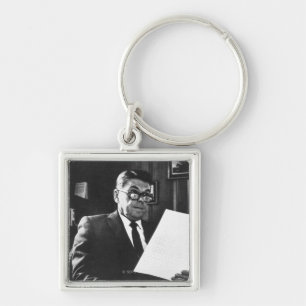 Photograph of Ronald Reagan Keychain