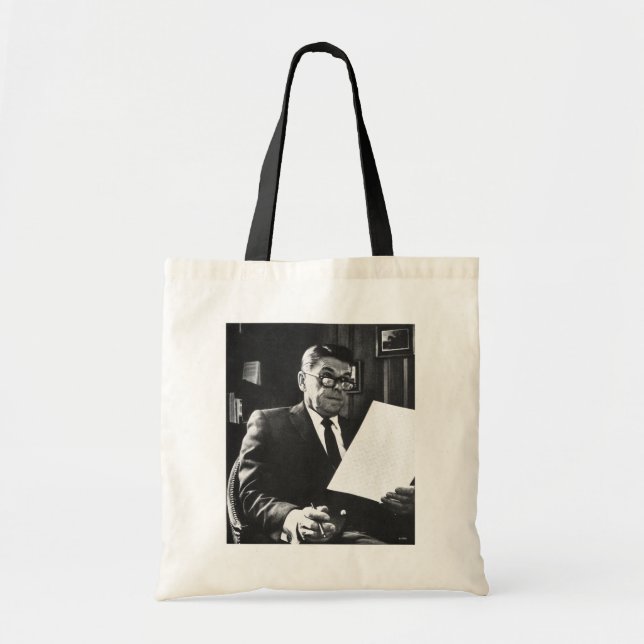 Photograph of Ronald Reagan Tote Bag (Front)