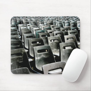 Photograph Sea of Grey Chairs in St. Peter Square Mouse Pad