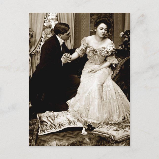 Photograph Vintage Lovers Postcard (Front)