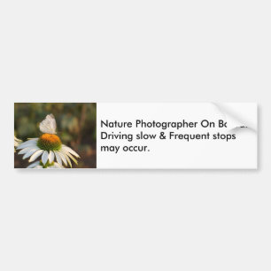 Photographe à bord Sticker pare-chocs