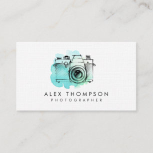 Photographe aquarelle Cartes de visite