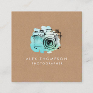 Photographe aquarelle Cartes de visite