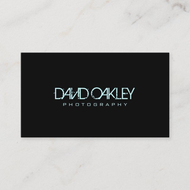 Photographe - cartes de visite (Devant)
