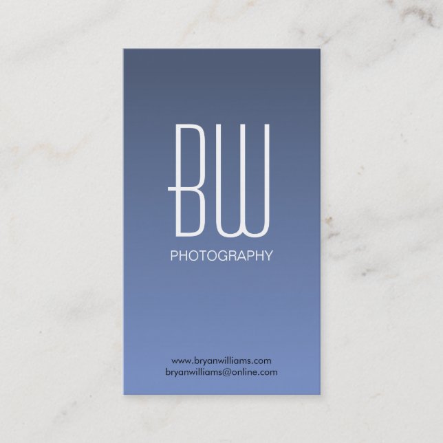 Photographe - cartes de visite (Devant)