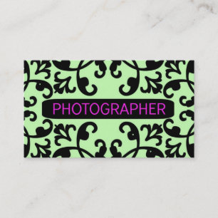 Photographe Damask Carte de visite
