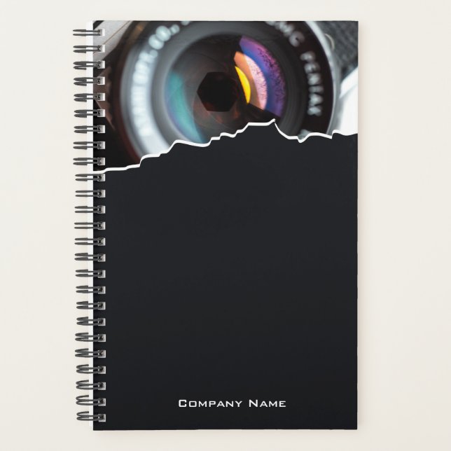 Photographe noir planificateur promotionnel (Devant)
