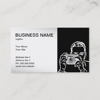 Photographe professionnel Carte de visite