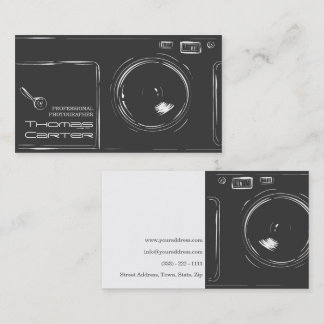 Photographe professionnel Carte photo numérique