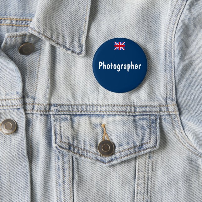 Photographer 2 Inch Round Button (In Situ)
