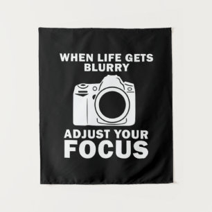 Photographer Adjust Your Focus Tapestry