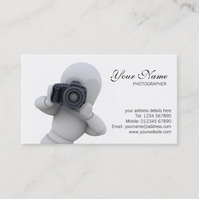 Photographer Business Card (Front)