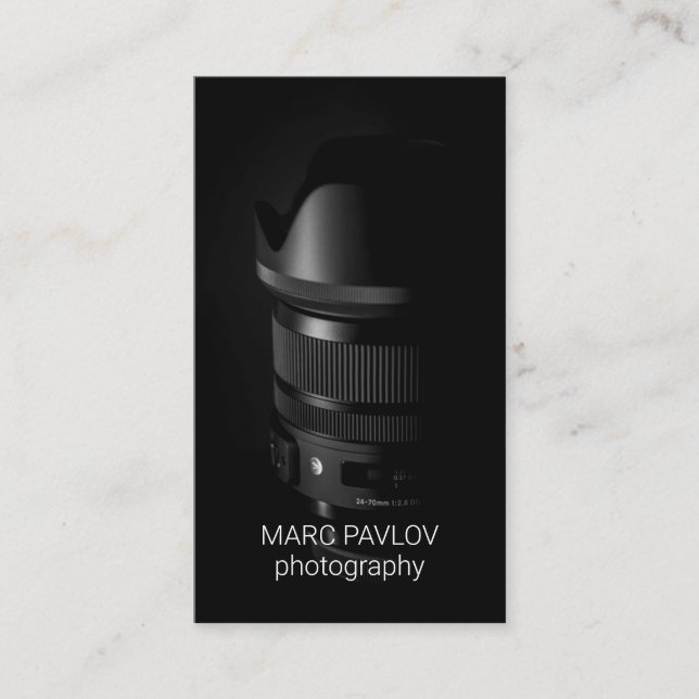 Photographer Business Card (Front)