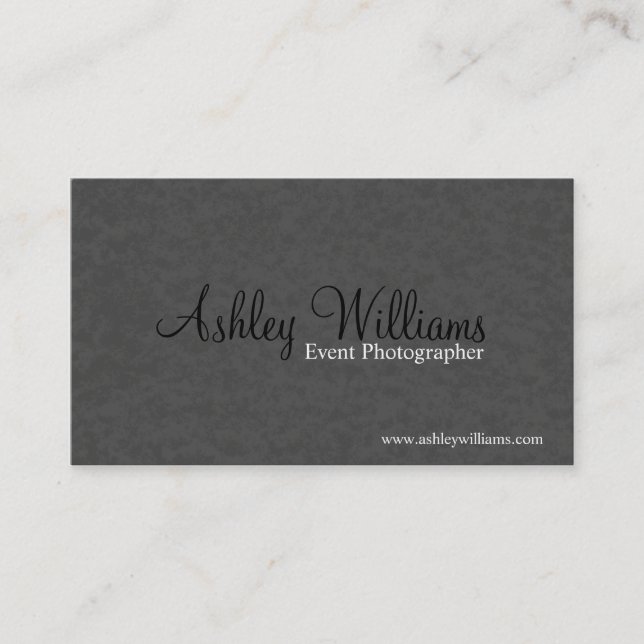 Photographer - Business Cards (Front)