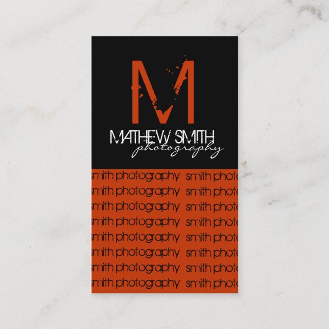 Photographer Business Cards (Front)