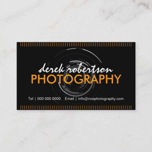 Photographer Business Cards (Front)