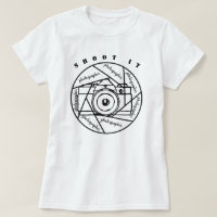 photographer camera black and white T-Shirt