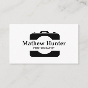 Photographer Camera Custom Business Card