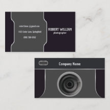 Photographer Camera Lens | Modern Minimal Design