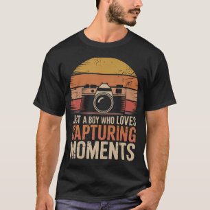 Photographer Camera Photography Humor For Men Boys T-Shirt