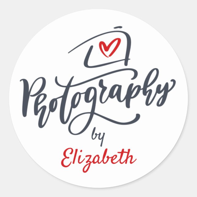 Photographer Camera Sticker (Front)