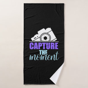 Photographer Capture The Moments Bath Towel