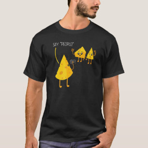 Photographer Cheesy Mozzarella Cheddar Camera T-Shirt