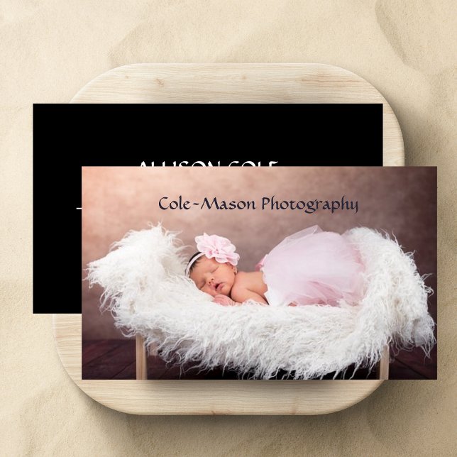 Photographer Children's Professional Business Card (Photographer, Baby, Children's, Professional Business Card)