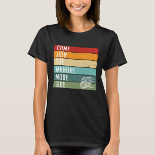 Photographer  Cool Camera Man Photo Manual Mode T-Shirt
